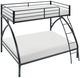 Homelegance® Bailey Black Youth Twin/Full Bunk Bed-3