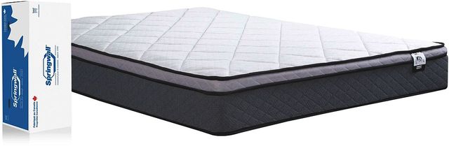 Springwall® Comfort Pockets® Belle Isle 9.5" Wrapped Coil Medium Firm Euro Top Full Mattress in a Box-2