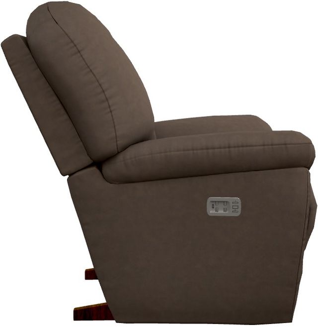 La-Z-Boy® Maverick Mahogany Power Rocking Recliner with Headrest and Lumbar-2