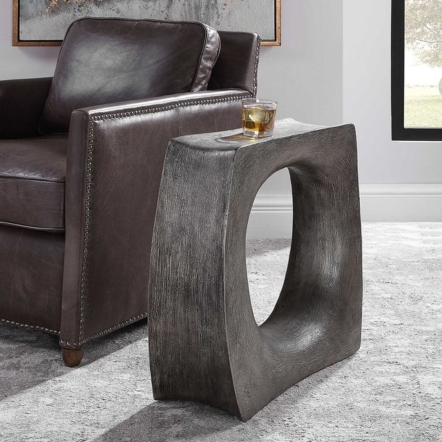 Uttermost® Valira Silver Side Table-1