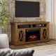 Jofran Inc. Telluride Gold Electric Fireplace with Logset-1
