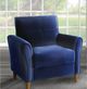 Mazin Furniture Dunleith Blue Upholstered Accent Chair-4