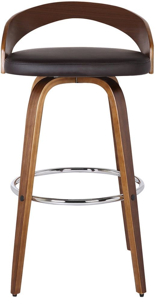 Armen Living Sonia Brown/Walnut Bar Stool-3