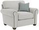 Flexsteel® Carson Silver Glacier Chair-0