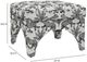 TOV Furniture Raji Taupe Leopard Ottoman-2
