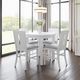 Jofran Inc. Urban Icon Gray/White Slotback Counter Stool-1
