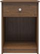 Ameriwood Home Ellwyn Saint Walnut Nightstand with Drawer-0