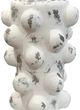 Harp & Finial® Watts Distressed White Medium Vase-1