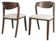 Furniture of America® Hadsten 2-Piece Rich Walnut Side Chair-0