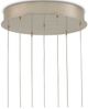 Currey & Company Piero Multi-Drop Painted Silver/White Pendant Lighting-2