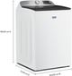 Maytag® Pet Pro 6 Cu. Ft. White Agitator Top Load Washer with Extra Power-4