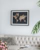 A & B Home Black/Gold Farnell Wall Art-5