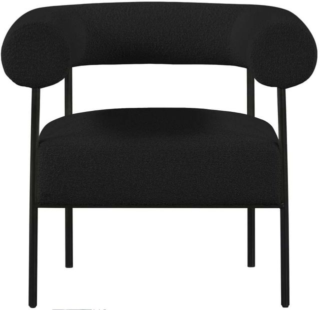 Meridian Furniture Blake Black Boucle Accent Chair-1