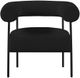 Meridian Furniture Blake Black Boucle Accent Chair-1