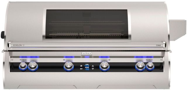 Fire Magic® Echelon 6-Burner Stainless Steel Built-In Natural Gas Grill with Digital Thermometer-0