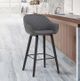 Armen Living Crimson Black/Gray Counter Stool-3