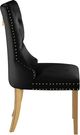 Meridian Furniture Carmen Black Velvet Dining Chair-2