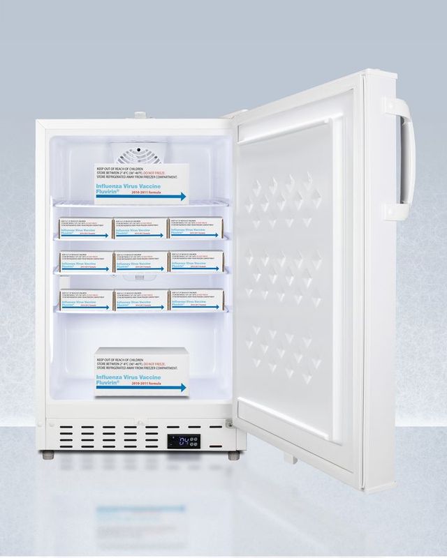 Accucold® 3.3 Cu. Ft. White Built-In Healthcare Refrigerator-2
