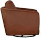 LH Home Feather Baltimo Ginger Rust/Matte Black Swivel Glider Chair-4