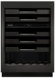 Marathon M4 Series 24” 5.3 Cu. Ft. Black Stainless Steel Under Counter Wine Cooler-2