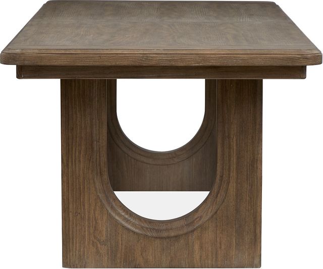 Magnussen Home® Westbourne Dark Umber Trestle Dining Table-2