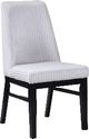 Crown Mark Hadley White/Black Dining Side Chair-0