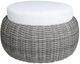CabanaCoast® Customizable Etta Wicker Outdoor Ottoman-0