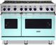 Viking® 7 Series 48" Bywater Blue Pro Style Natural Gas Range-0