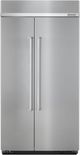 KitchenAid® 25.48 Cu. Ft. Stainless Steel with PrintShield™ Finish Built In Side-By-Side Refrigerator-0