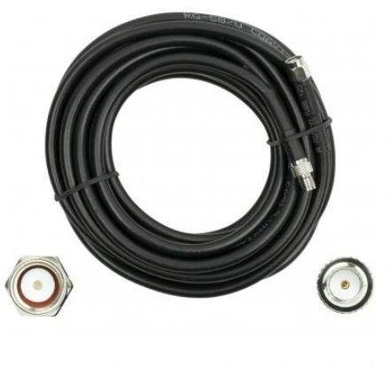 Wilson 15 Ft. RG58U SMA-Male to SMA-Female Low-Loss Foam Coaxial Extension Cable-0