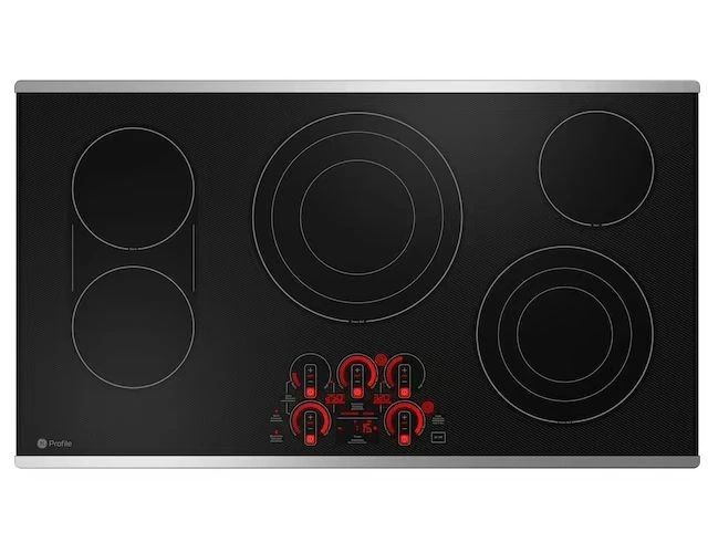 GE Profile™ 36" Stainless Steel Electric Cooktop-2