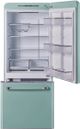 Unique® Appliances Classic Retro 30 in. 18 Cu. Ft. Ocean Mist Turquoise Bottom Freezer Refrigerator-1