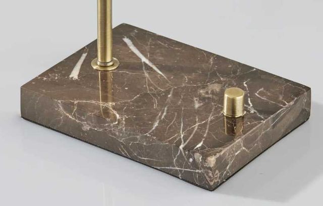 Adesso® Bristol Antique Brass/Brown Desk Lamp-2