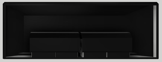 Vent-A-Hood® 66" Black Wall Hood-1