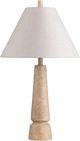 Crestview Collection Butler White/Brown Table Lamp-0