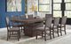A-America® Chesney Falcon Brown Storage Dining Table-1