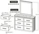 International Furniture Mezquite Brown Dresser-2