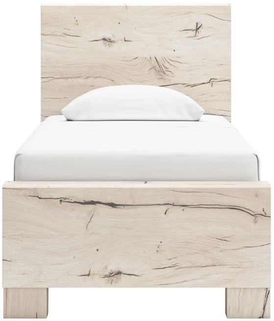 Benchcraft® Lawroy Light Natural Twin Panel Bed-1