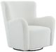 Signature Design by Ashley® Rowenburg Cream Swivel Glider Accent Chair-0