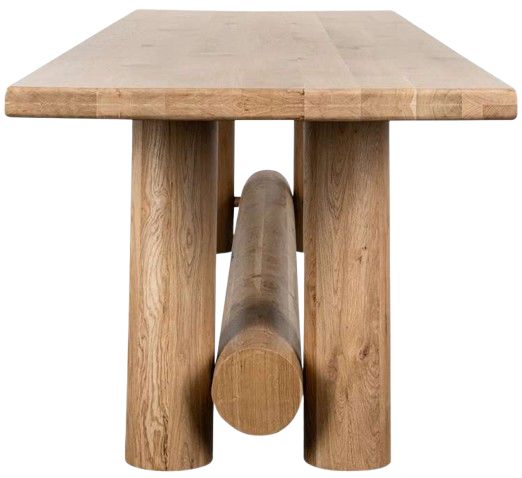 Classic Home Foundation Light Oak Gathering Table-3