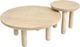 Magnussen Home® Sunset Cove 2-Piece Sanibel Brown Nesting Cocktail Tables Set with Casters-4