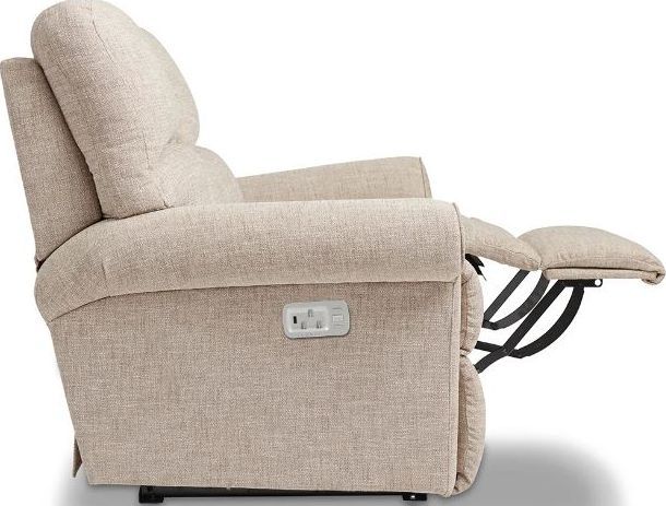 La-Z-Boy® Robin Taupe Power Reclining Loveseat with Headrest