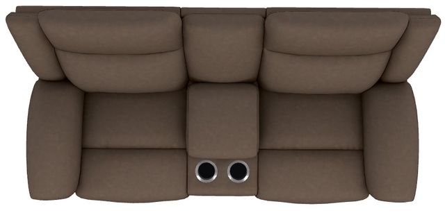 La-Z-Boy® Joel Mahogany Power Reclining Loveseat with Console and Headrest-4