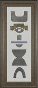 Classy Living Rob Delamater Neutral Totems V Wall Art-0