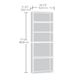 Sauder® Beginnings® Cinnamon Cherry 5-Shelf Bookcase-2