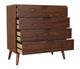 Mazin Furniture Fletcher Walnut 4-Drawers Chest-2