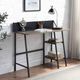 ACME Furniture Garima Black/Rustic Oak Writing Desk-4