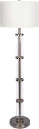 Northfield Living Nimbus Brushed Nickel/Clear Floor Lamp-0