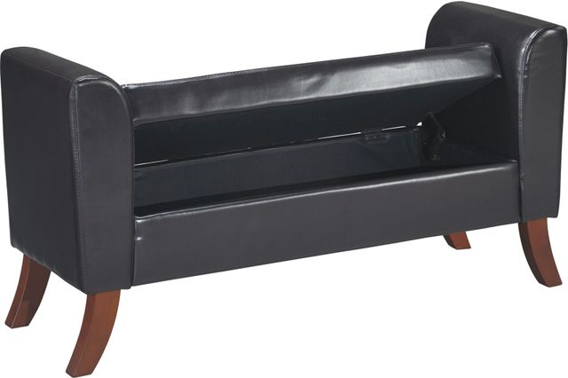 Signature Design by Ashley® Benches Brown Upholstered Storage Bench-1