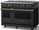 Viking® 5 Series 48" Antique Bronze Pro Style Induction Range with Brushed Brass Trim-2